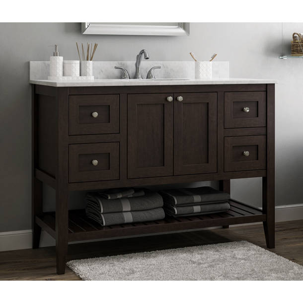 Beachcrest Home Galveston 42" Single Bathroom Vanity Base Only